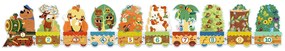 Puzzle - Učím sa počítať s lesnými zvieratkami