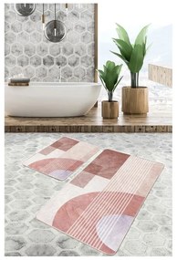 Zamatové kúpeľňové predložky v súprave 2 ks 60x100 cm – Mila Home