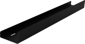 Rea Rea, kúpeľňová polica 60cm, SF04, čierna matná, REA-06004