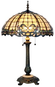Nádherná stolová lampa Atlantis v štýle Tiffany