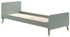 Detská posteľ billie 90 x 200 cm zelená MUZZA