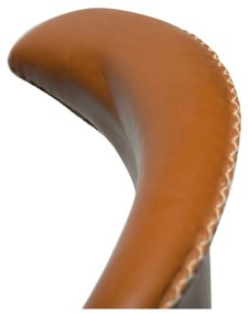 Hnedá koženková stolička DAN-FORM Denmark Flair