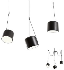 Redo 01-1826 - Luster na lanku DODO 3xE27/15W/230V pavúk