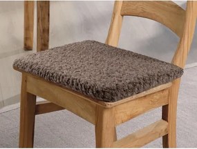 Podsedák na stoličku Teddy 40x40 cm, hnedý%
