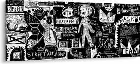 Obraz - Graffiti (120x50 cm)