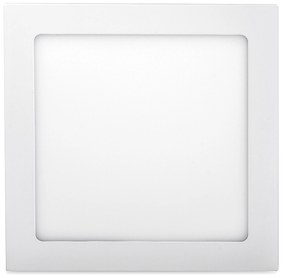 LED Solution Biely vstavaný LED panel hranatý 171 x 171mm 12W Farba svetla: Denná biela LED-WSQ-12W/4100