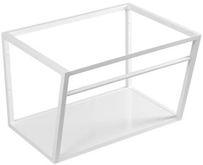 Sapho Sapho, SKA Konštrukcia pod umývadlo 600x400x460mm, biela mat, s bielou MDF policou, SKA111