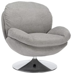 Otočné křeslo BRIGITTE šedé