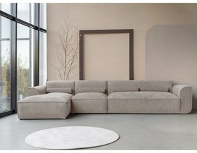 Béžová rohová pohovka (ľavý roh) Flex Felix – Miuform