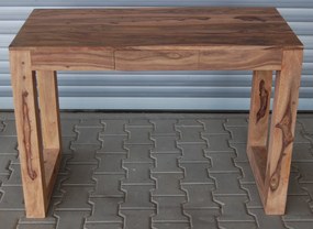 furniture-nabytek.cz - Drevený písací stôl z masívu palisander 110x55x76