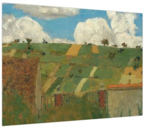 Obraz - Edouard Vuillard, Landscape of the Ile de France, reprodukcia (70x50 cm)