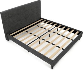 Manželská posteľ sivá 180x200 cm BED-M180 GREY2