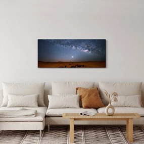 Obraz - Noc v púšti (120x50 cm)