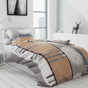 Bavlnené obliečky PINIA sivé Rozmer obliečky: 70 x 90 cm | 140 x 200 cm