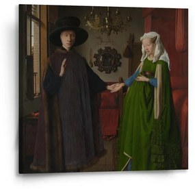 Sablio Obraz Svadba manželov - Jan van Eyck - 50x50 cm