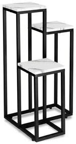 Stojan na kvety MUNIR biely mramor