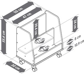 Detská knižnica na kolieskach