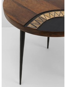 Medina Round príručný stolík hnedý Ø40 cm