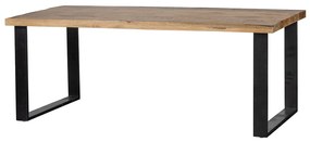 Jedálenský stôl z mangového dreva Cleveland 140x90 cm obdĺžnik Mahom