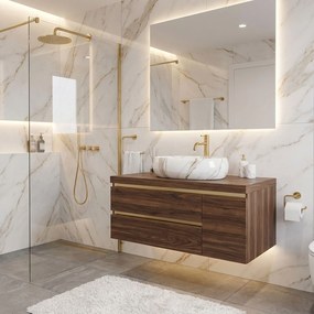 Rea Linda Lava umývadlo, 49 x 34 cm, imitácia kameňa-lava matná, REA-U8568