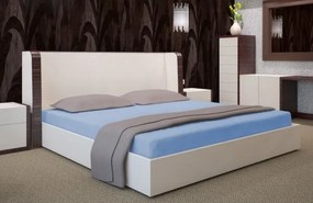 Modré prestieradlo na posteľ Šírka: 200 cm | Dĺžka: 220 cm