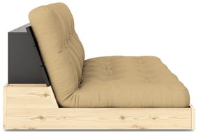 Rozkladacia pohovka v horčicovej farbe 196 cm Base – Karup Design