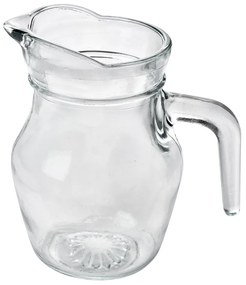 Transparentný sklenený džbánok na vodu - 14 * 9 * 13 cm / 500 ml