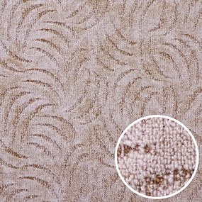 Metrážny koberec Scroll béžový, na mieru, šíře 4m, béžová, filc, detská izba, AladinWorld Expres