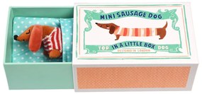 Plyšová hračka Mini Sausage Dog in a Little Box – Rex London