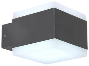 GLOBO Vonkajšie inteligentné nástenné LED osvetlenie SLICE, 15W, teplá biela–studená biela, RGB, IP44