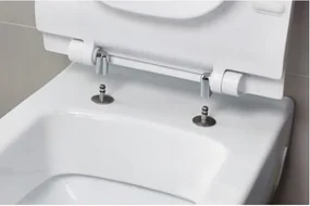 Cersanit Metropolitan, toaletné sedátko z duroplastu s pomalým zatváraním, biela, OK581-009-BOX