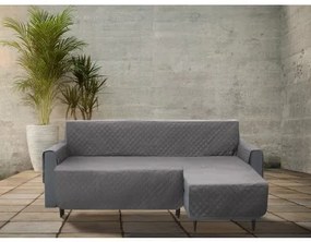 Poťah na rohovú sedačku pravý PARIS sivý, 200 cm