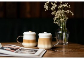 Dvojstenné hrnčeky na cappuccino v súprave 2 ks 320 ml Mia – Vialli Design