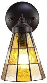 Vitrážová lampa nástenná 17*23 SKAT