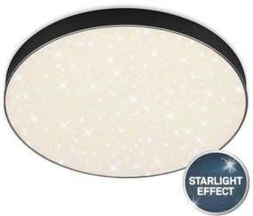Briloner 7075-415 - LED Stropné svietidlo STAR SKY LED/24,5W/230V pr. 38 cm čierna