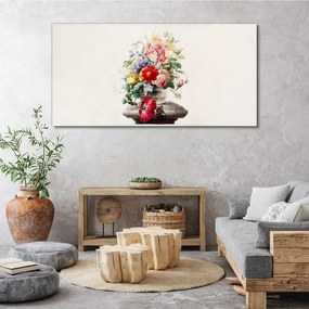 Obraz na plátne Váza kvety rastlín