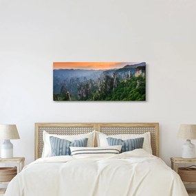 Obraz - Národný lesný park Zhangjiajie (120x50 cm)