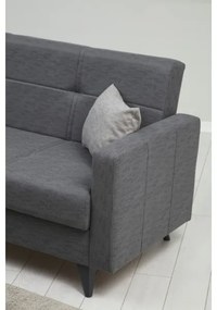 Trojmiestná rozkladacia pohovka KORFU tmavosivá