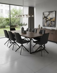 Stolička Boogie I Velvet Čierna