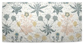 Sablio Uterák Sivé kvetiny - 30x50 cm