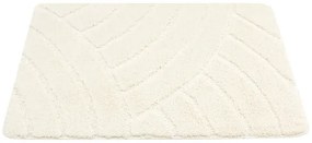 Kúpeľňový koberček Sash krémový, pruhy