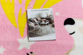 Koberec PLAY  medveď  hviezdy G4016-5, ružový