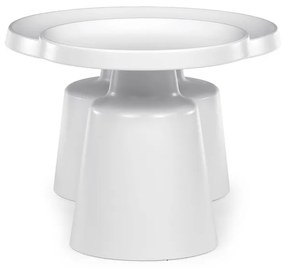 F4114 WT súprava konferenčných stolíkov, biela, 2ks