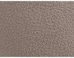 Taupe kreslo z textílie buklé Janissaire – Bobochic Paris