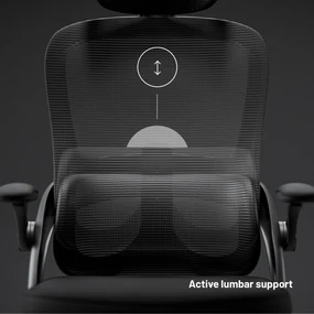 Ergonomická kancelárska stolička Diablo V-Light, čierna