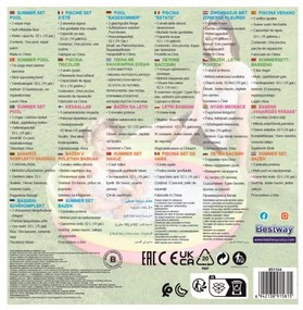Detský bazén BESTWAY 51104 viacfarebný 102x25 cm