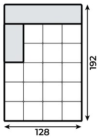 PROXIMA.store - Leňoška II hlboká UMBRIA TYP ROHU: Ľavý, SKUPINA LÁTOK: Skupina 2