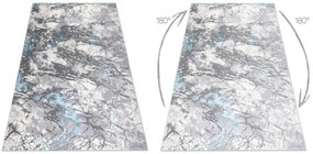 Koberec CORE W9789 Abstrakcia - sivý / modrý