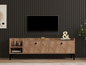 TV stolík/skrinka Bukumi (borovica atlantická) . Akcia -19%. Vlastná spoľahlivá doprava až k Vám domov. 1095270