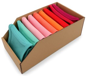 KARTON PAK Úložné boxy na oblečenie, organizéry do skrine EKO KARTON 20x47 cm
